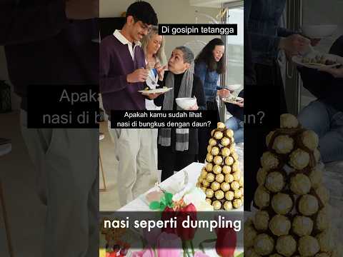 Ketika ngundang tetangga di Inggris lebaran malah di gosipin 🤣😅🤫 #icipicipinternasional #shorts