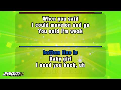 Alyssa Reid feat Jump Smokers – Alone Again (For Duet) – Karaoke Version from Zoom Karaoke