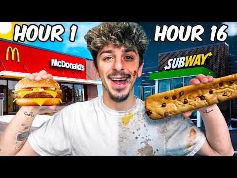 I Ate Fast Food Every Hour for an ENTIRE Day..