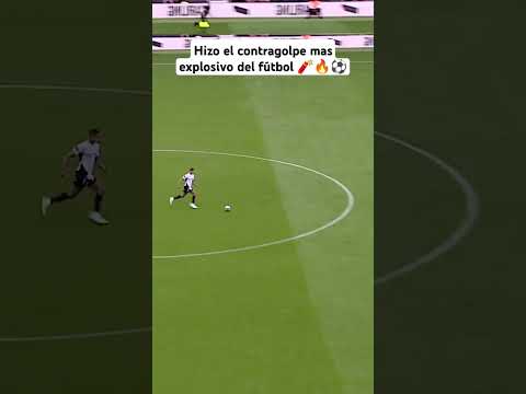 Hizo el contragolpe más explosivo del fútbol