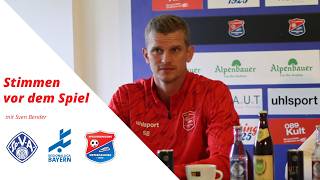 Stimmen vor dem Spiel bei Viktoria Aschaffenburg