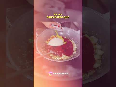 RESEP MUDAH MEMBUAT SAUS BARBEQIU ALA RESTORAN !!!