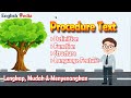 Understanding Procedural Texts and Methods