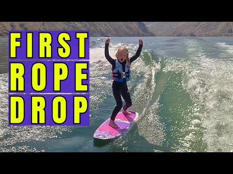 FIRST TIME DROPPING THE ROPE AT 7 YEARS OLD