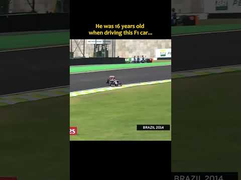 Max Verstappen does the driving required for his driver's licence in F1