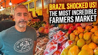 The Ultimate Brazil Market Tour! 🇧🇷 (Traditional Portuguese Cozido)🇵🇹 #feira #travel #saomiguel #pdl