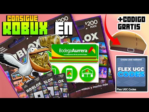 ROBUX sin tarjeta de credito | ROBUX EN AURRERA + CODIGOS UGC GRATIS EN VIDEO