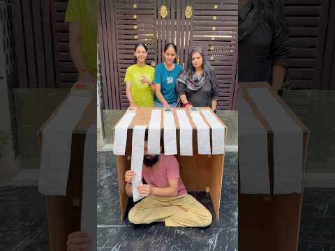 Pulling The Toilet Paper Challenge Who Saved The Phone? #familygames #familychallenge