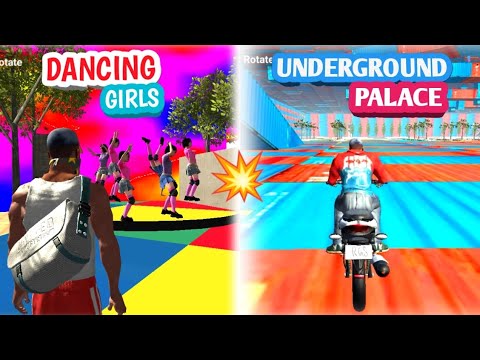 Dancing Girl + underground palace 🤑 || indian bike driving 3d game new update all new cheat codes