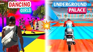 Dancing Girl + underground palace 🤑 || indian bike driving 3d game new update all new cheat codes