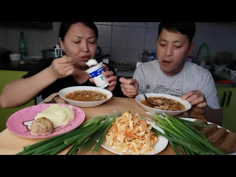 Мукбанг. Приготовила РАССОЛЬНИК. Шиндр Мындр