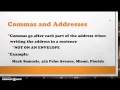 Address Writing and Punctuation
