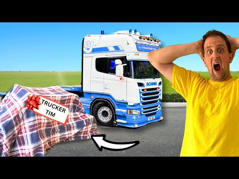 A SURPRISE BACK LOAD! | WHAT AN AWESOME GIFT!! | #truckertim