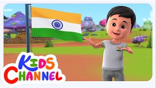 Bacche Bharat Ke Patriotic Song, తెలుగు రైమ్స్, Independence Day  #shorts #videosfortoddlers #funny