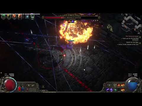 Zicoatl, Warden of the Core Boss Fight | Path of Exile 2 Battle [2K 60fps]