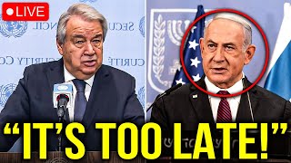 UN Chief Sends SHOCKWAVES ! Embarrasses Israel Live at UN Conference !