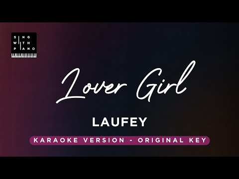 Lover Girl (Laufey) – Original Key Karaoke) – Piano Instrumental Cover with Lyrics