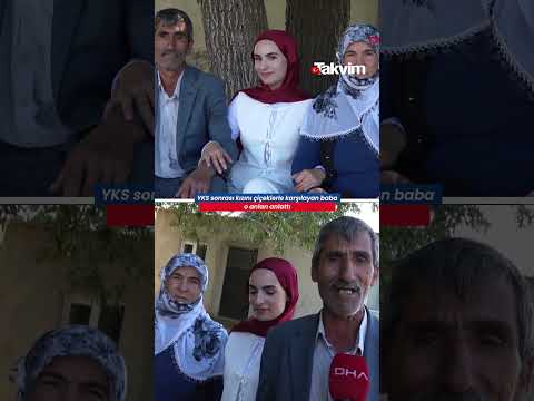 YKS sonrası kızını çiçeklerle karşılayan baba o anları anlattı: Dünyanın en güzel anıydı