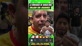 ¡Hinchas de BarcelonaSC enojados con los jugadores del Palmeiras! #palmeiras #barcelonasportingclub