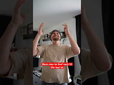 Wenn man im Dorf nach 22 Uhr laut ist 😂| Nikolaj
