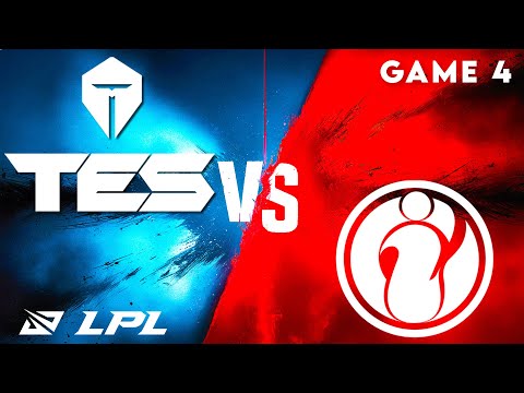 TES vs IG Highlights Game 4 | LPL Split 1 Playoffs 2025 | Top Esports vs Invictus Gaming