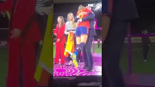 Luis Rubiales kissed Jennifer Hermoso on the lips in the award ceremony of Fina World cup 2023