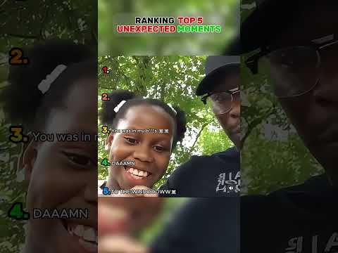 Ranking Top 5 Unexpected Moments #rank #ranking #funny
