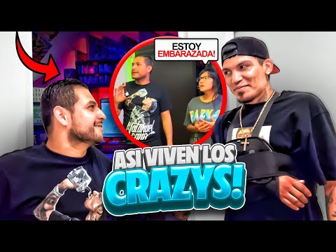 RECORRIMOS TODA SU CASA😳| COMO VIVEN REALMENTE LOS YOUTUBERS| Los crazy’s