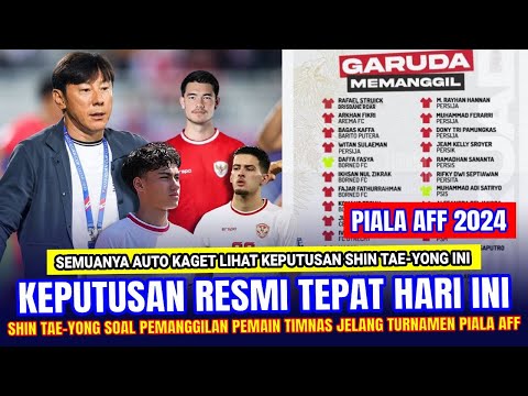 🔴 MENGERIKAN !! Shin Tae-yong Resmi Panggil 3 PEMAIN EROPA Gabung Timnas Indonesia Jelang Piala AFF