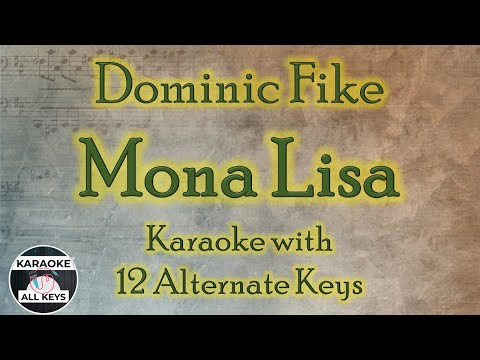 Dominic Fike – Mona Lisa Karaoke Instrumental Lower Higher Female Original Key