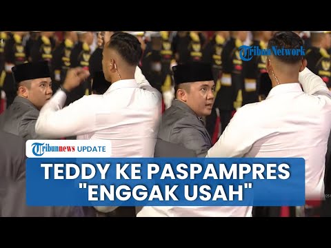 Tersorot Gerak Bibir Mayor Teddy Minta Paspampres Tak Usah Payungi Prabowo saat akan Sambut Erdogan