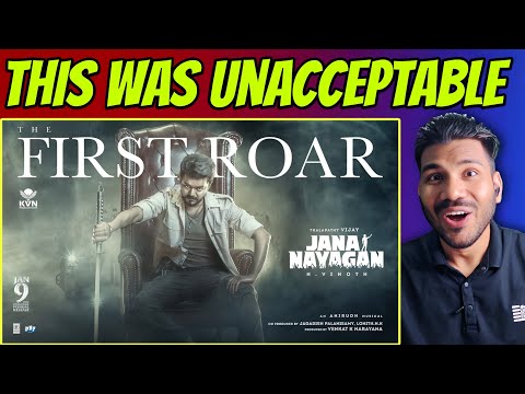 The First Roar - Jana Nayagan Reaction | Thalapathy Vijay x H Vinoth x Anirudh | Goosebumps!