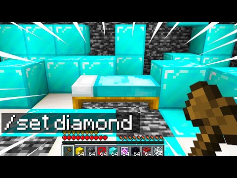 Minecraft Bedwars but I can secretly use WORLD EDIT...