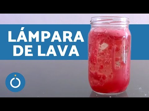 Lámpara de lava casera - Manualidades fáciles