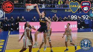 BOCA LUCHÓ Y DESCONTÓ 🏀 BOCA DERROTÓ A QUIMSA EN LA BOMBONERITA POR EL JUEGO 3 DE LAS SEMIS