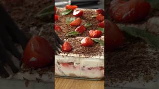 Erdbeer-Tiramisu für die ganze Familie 🍓🍰