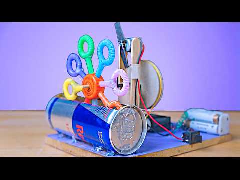 Make a Amazing DIY Bubble Machine with Recycled Materials  Science Projects