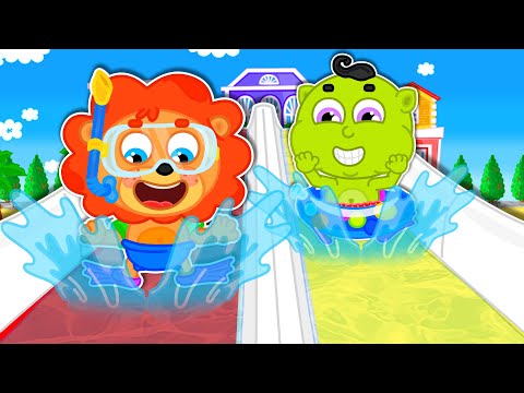 LeonCito | Descansar activamente en el mar | Dibujos animados | Video Para Niños