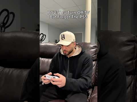 When You Forget To Turn Off The PS5