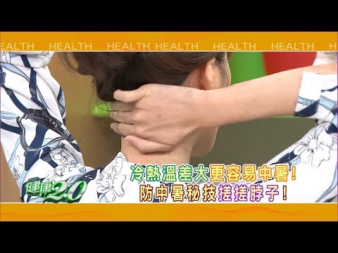 健康2.0 2019/6/29 六19：00 悶熱夏季中風中暑要會分 別把中風當中暑！夏至養生 受益一生！