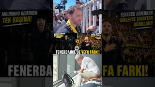 Mourinho Tek Gitti, Tedesco’yu Binler Uğurladı! Fenerbahçe’de Olay Veda...