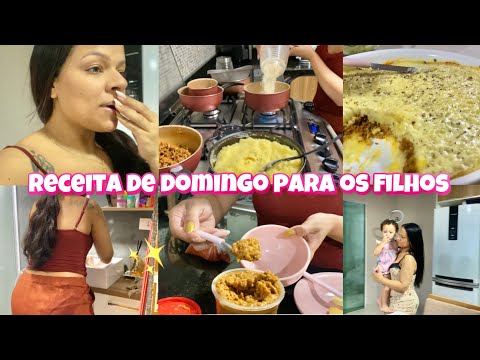 HORA DO ALMOÇO COM 5 FILHOS - OLHA OQUE GANHEI DE MINAS  - DOMINGO PRODUTIVO -