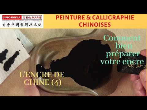 Encre de Chine (4) : comment bien préparer l'encre
