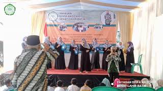 Grup Kasidah tampil di Yayasan Syifa an dzikri
