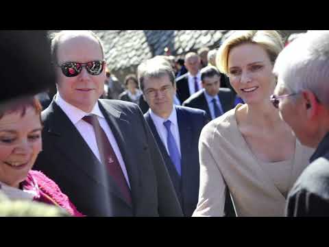 Retour du Prince Albert et de la Princesse Charlène au Cantal : La Comtesse de Carladès à l'honneur.