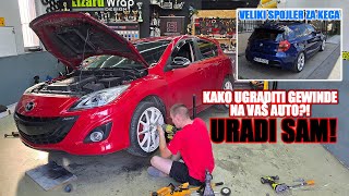 KAKO SAM DA POSTAVIŠ GEWINDE NA AUTO - UŠTEDA OD 100 EURA!