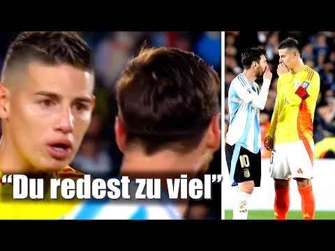 "Du redest zu viel!" Messi streitet mit James Rodriguez..