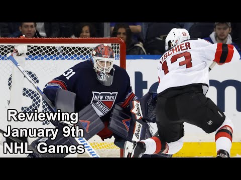 Reviewing January 9th NHL Games