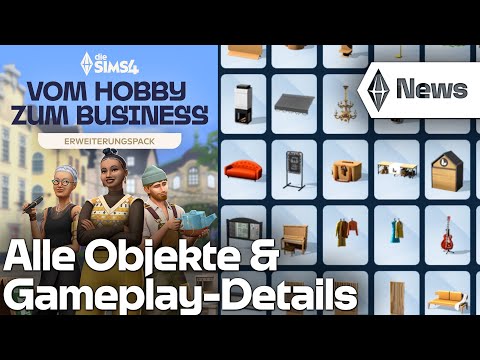 NEWS! Vom Hobby zum Business Erweiterungspack: Alle OBJEKTE und GAMEPLAY-Details 👀