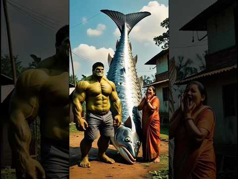 মা চেয়েছিল বড় মাছ, হাল্ক এনে দিলো আস্ত এক দানব! 🤯🐟 #shorts